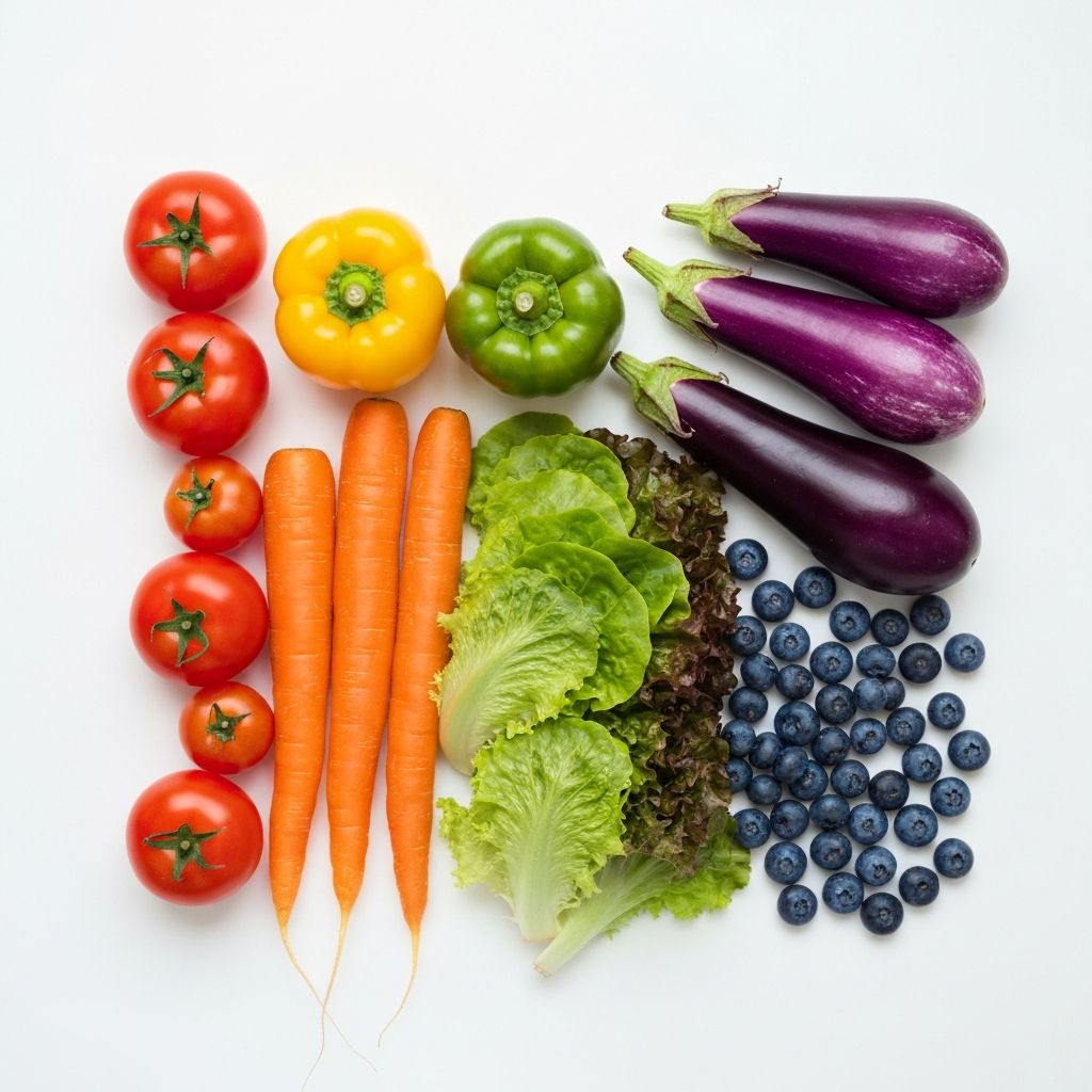 Różnorodność kolorów w żywieniu